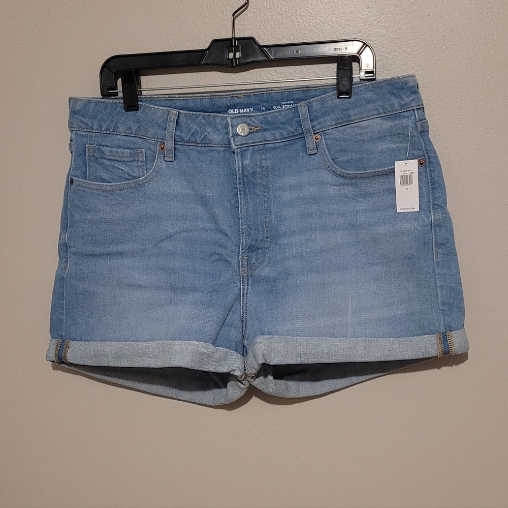 NWT Old Navy High Rise Secret Smooth Jean Shorts